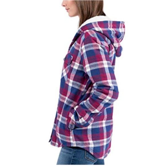 Boston Traders Womens Plush Lined Shirt 